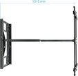 Soporte de Pared Tooq Tilt 43" a 80" Max. 50kg Negro image number null
