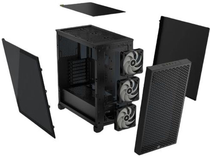 Torre ATX Corsair 3000D RGB Airflow Negro Cristal Templado image number 11