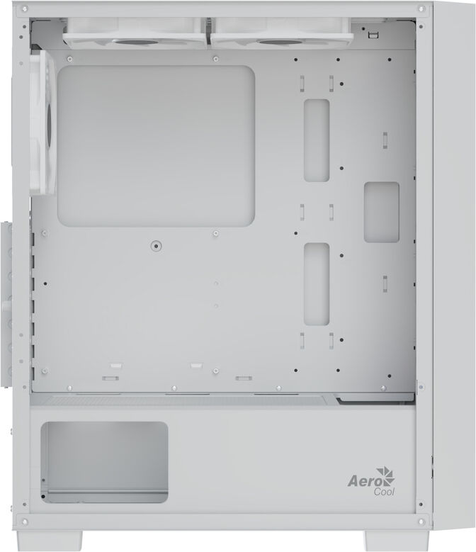 Caja ATX Aerocool B509A Flow ARGB Vidrio Templado Blanco image number 3