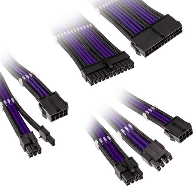 Kit de Expansi&oacute;n Kolink Core Adept Braided - Jet Black/Titan Purple image number 1