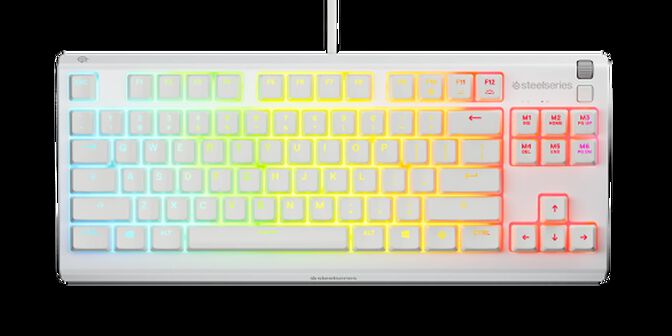 Teclado SteelSeries Apex 3 TKL (US) Blanco image number 0