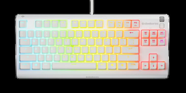 Teclado SteelSeries Apex 3 TKL (US) Blanco image number 0