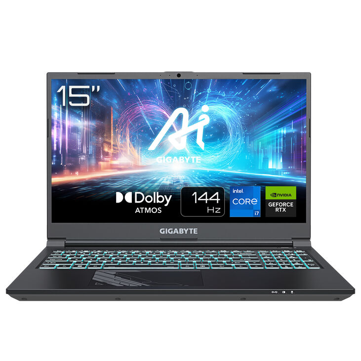 GIGABYTE Gaming G5 MF5-52PT353SD ordenador portatil Intel® Core™ i5 i5-12500H Portátil 39,6 cm (15.6") Full HD 8 GB DDR5-SDRAM 512 GB SSD NVIDIA GeForce RTX 4050 Wi-Fi 6E (802.11ax) FreeDOS Negro image number 1