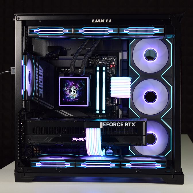 Ordenador King Mod Gamer-PC Ryzen 7 9850X3D 32GB DDR5 2TB RTX 5090 WiFi W11 image number 2