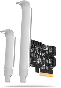 Controlador PCIe AXAGON PCES-SA4X4, 4x, SATA 6G port + LP