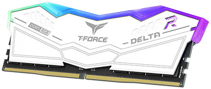 Team Group Kit 48GB (2 x 24GB) DDR5 7200MHz Delta RGB Blanco CL34 image number 2
