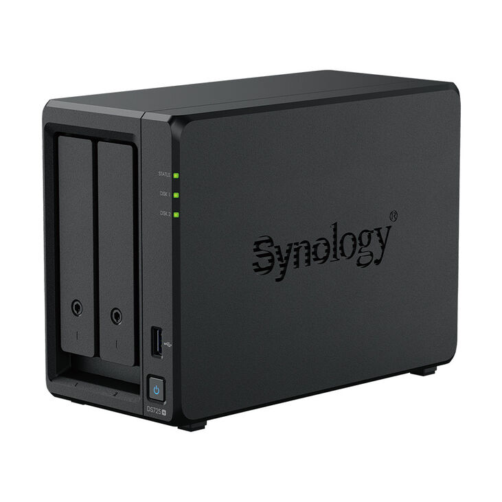 NAS Synology Disk Station D725+ - 2 Baías - CPU 2-Core AMD Ryzen R1600 - 4GB RAM image number 1