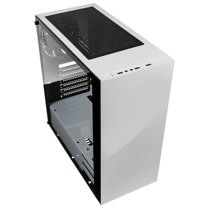 Caja E-ATX Kolink Stronghold Vidrio Templado Negro/Blanco image number 1