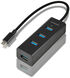 HUB de cargamento AXAGON HUE-S2C 4x USB3.0, MicroUSB Charging Connector, Type-C image number null