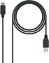 Cable USB 3.1 GEN2 10Gbps 3A Nanocable USB-C/M para USB-A/M 1 M Negro image number null