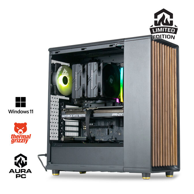 Ordenador AURA Limited-PC Ryzen 7 7700 32GB DDR5 1TB RTX 5070 WiFi W11 Bonus
