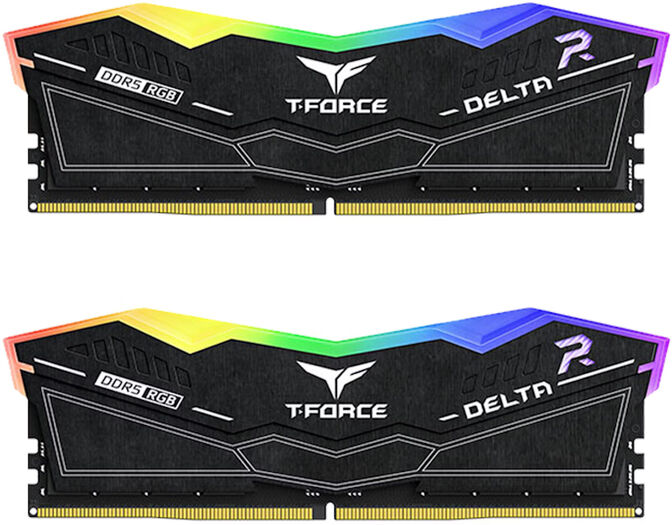 Team Group Kit 32GB (2 x 16GB) DDR5 6000MHz Delta RGB Negro CL38 V2 image number 0