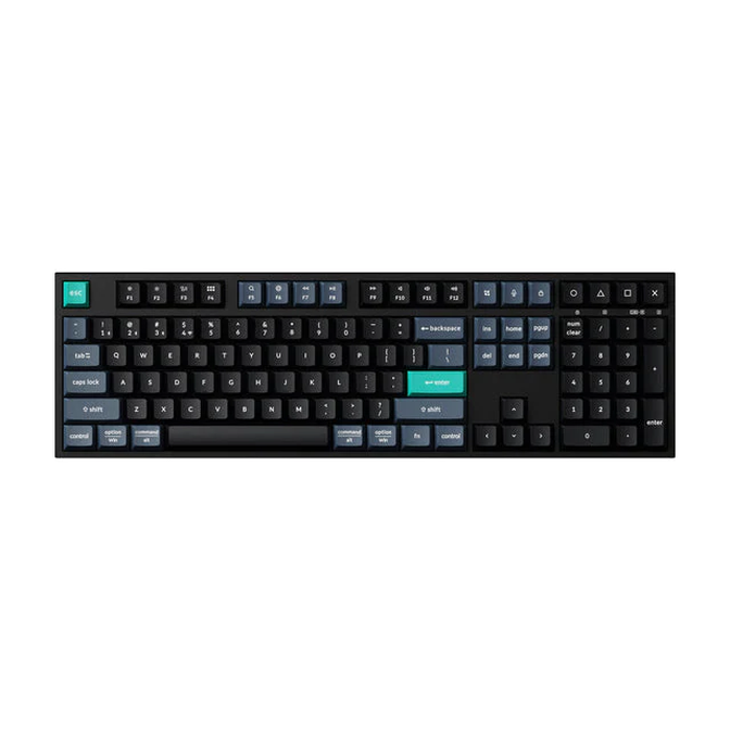 Teclado Mec&acirc;nico Keychron B36 100% Wireless Keychron Super Switch Red Linear image number 0