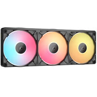Ventilador Corsair iCUE Link RX360 II Unified Frame Negras RGB PWM Triplo Ventilador 120mm (360mm)