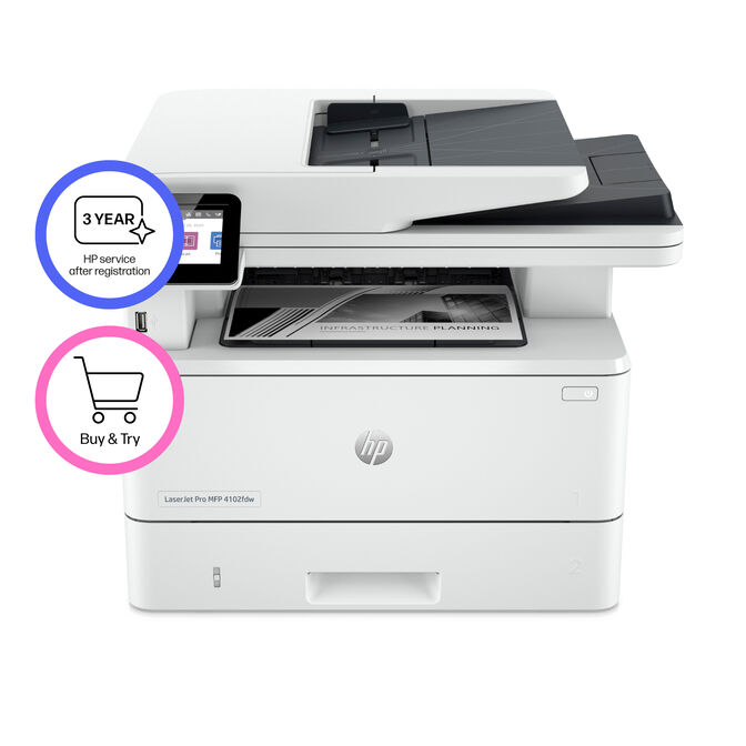 Impresora Multifunci&oacute;n L&aacute;ser HP LaserJet Pro MFP 4102fdw WiFi image number 1