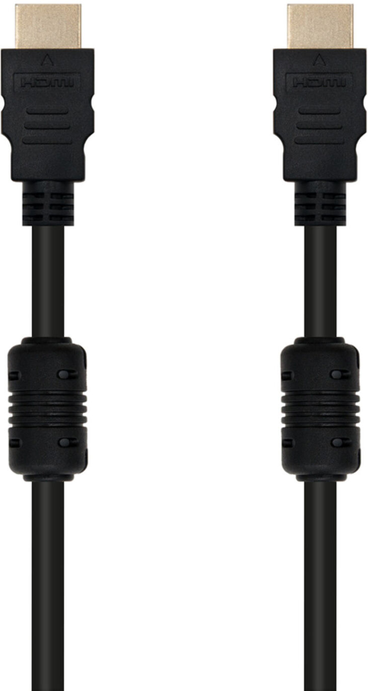 Cable HDMI V1.4 HEC NanoCable USB-A M/M 1.8 M c/Ferrite image number 1