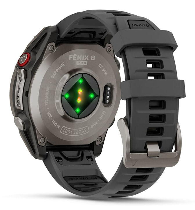 Smartwatch Garmin Fenix 8 Pro AMOLED 47mm Cinzento image number 10