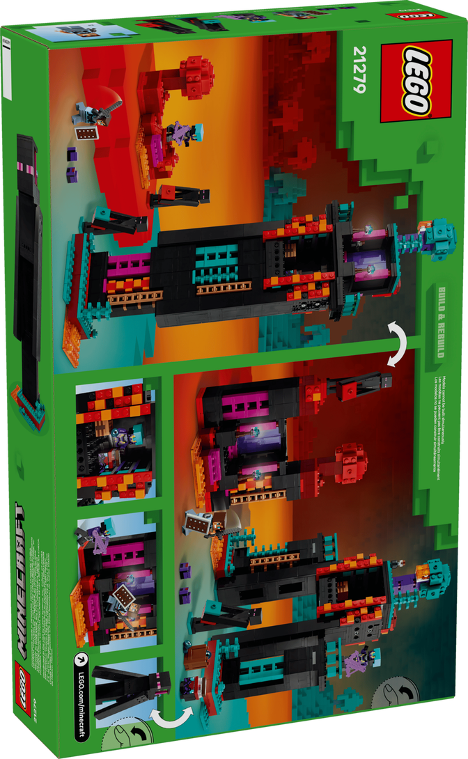 LEGO Minecraft: La Torre del Enderman, 867 Piezas (21279) image number 1