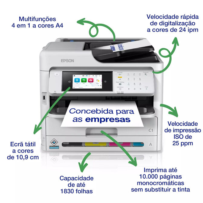 Multifuncional Epson WorkForce Pro WF-C5890DWF Wi-Fi image number 1