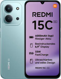 Smartphone Xiaomi Redmi 15C 5G 6.9" (4 / 128GB) 120Hz Verde