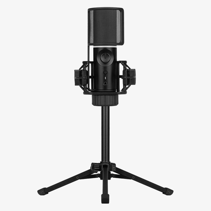 Micrófono Streamplify MIC RGB Tripod - Negro image number 0