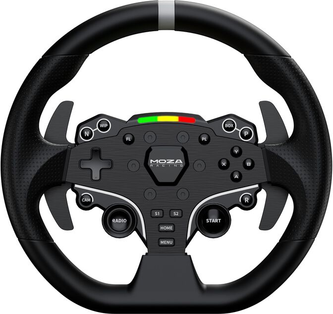 Conjunto MOZA Racing R3 Racing Simulator PC ( Base Volante R3 + Volante ES + Pedais SR-P + Suporte de Mesa R5) image number 3