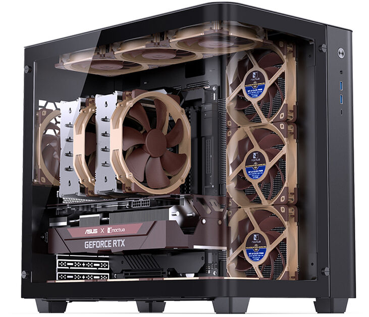 Caja ATX Jonsbo TK-3 Vidrio Tempelado Negro image number 6