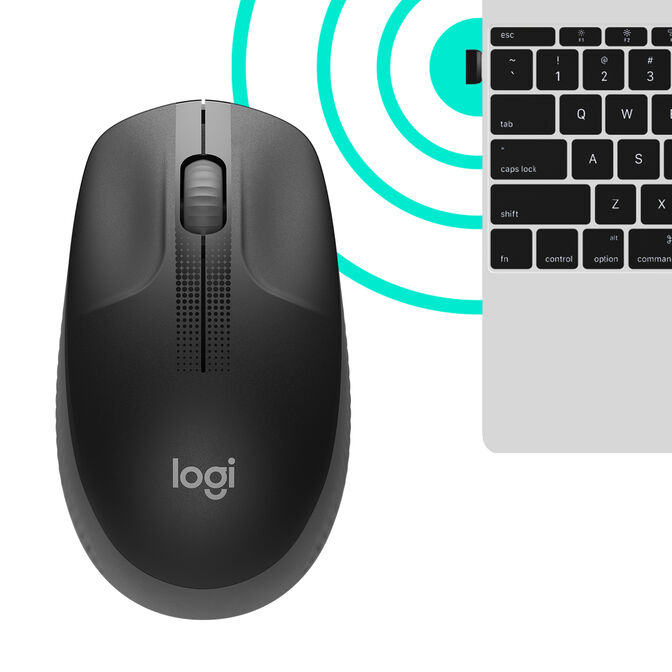 Rat&oacute;n Logitech M190 1000DPI Wireless Negro/Gris image number 14