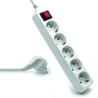 Regleta Ewent 5 Tomas 16A com Switch On/Off Blanco