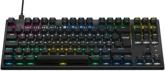 Teclado Corsair K60 RGB Pro TKL Optical Mechanical - Mec&acirc;nico (PT) image number 1