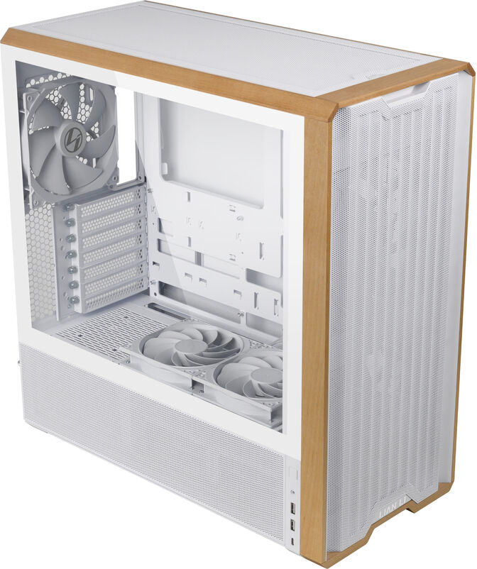Caja ATX Lian Li Lancool 217 Blanca Vidrio Templado image number 1