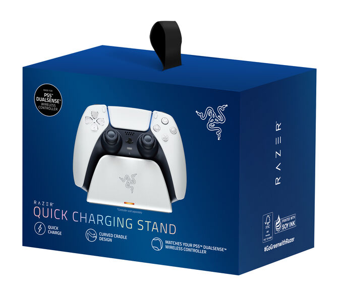 Base de Carga Razer Universal Quick Charging Stand para PlayStation 5 Blanco image number 7