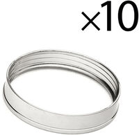Anillos EKWB Quantum Torque HDC 16mm Prateado (Pack 10)