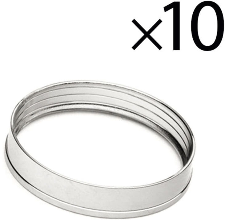 Anillos EKWB Quantum Torque HDC 16mm Prateado (Pack 10) image number 0