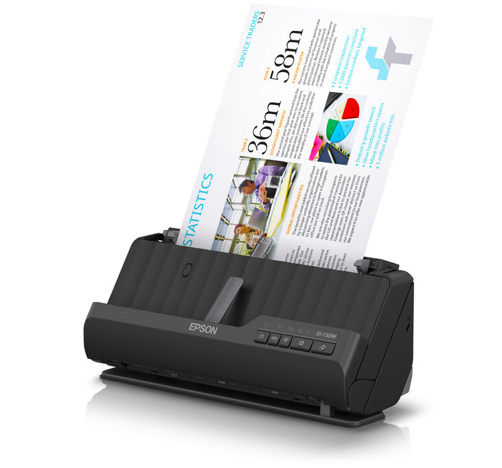 Escáner de Documentos Epson WorkForce ES-C320W image number 5
