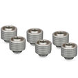 Thermal Grizzly DeltaMate Fitting - ST16 Nickel Mate (Pack 6) image number null