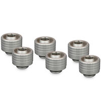 Thermal Grizzly DeltaMate Fitting - ST16 Nickel Mate (Pack 6)