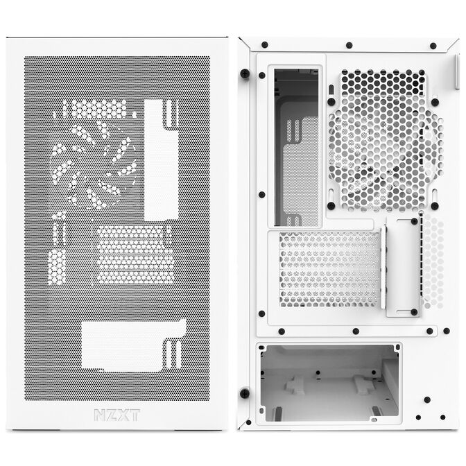 Torre Micro-ATX NZXT H3 Flow Blanca Cristal Templado image number 10