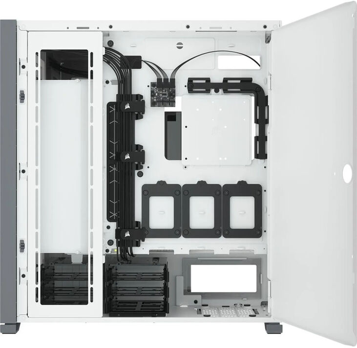Torre E-ATX Corsair 7000D Airflow Blanco Cristal Templado image number 3