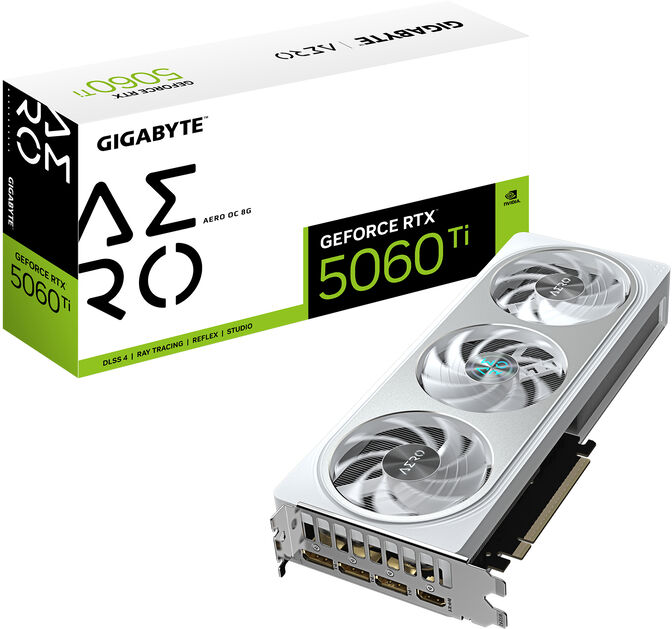 Tarjeta Gr&aacute;fica Gigabyte GeForce&reg; RTX 5060 Ti Aero OC 8GB GDDR7 DLSS4 image number 0