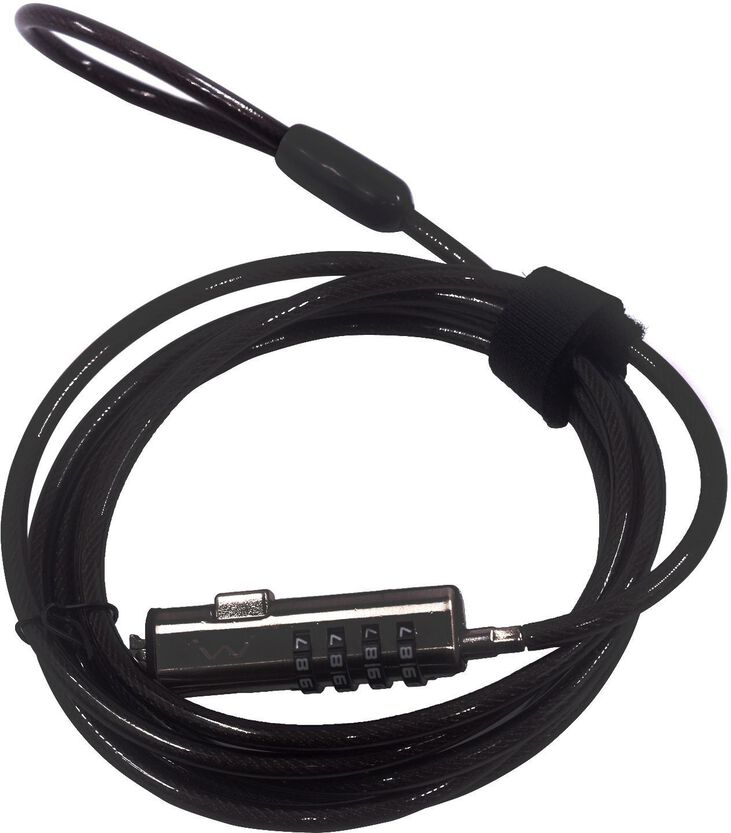 Candado de Seguridad Ewent EW1238 NanoSaver 1.8m con Combinación image number 0