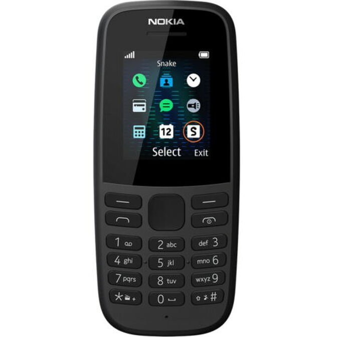 Telem&oacute;vel Nokia 105 (2019) 2G 1.8" Dual SIM Preto image number 0