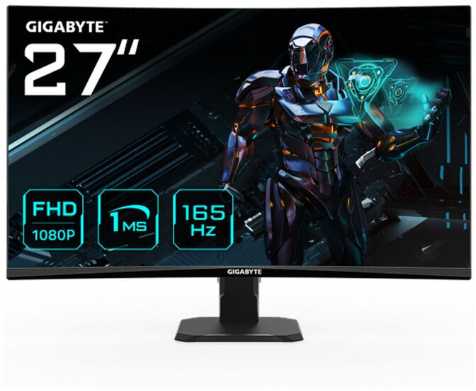 Monitor Gigabyte 27" GS27F EK1 IPS FHD 165Hz 1MS image number 0