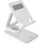 Soporte Mesa Tooq Giratório Ajustable p/ Tablet Max. 13" Blanco