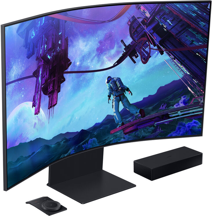 Monitor Curvo Samsung Odissey G9 Ark 54.6" VA 4K 165Hz 1ms FreeSync Premium Pro image number 9