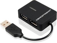 Hub USB Conceptronic 4 Puertas Travel