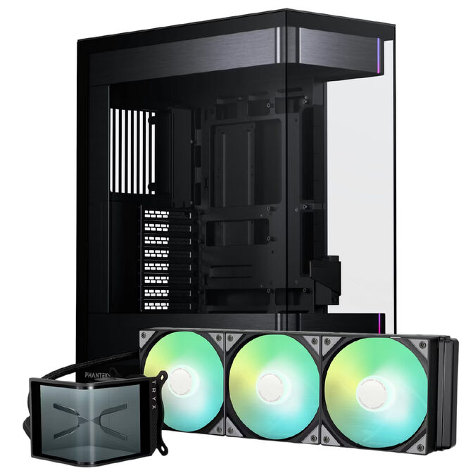 Bundle Caja ATX Phanteks Evolv Series X2 Negra DRGB + AIO TRYX Panorama SE 360mm image number 0