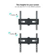 Soporte de Pared Tooq Inclinable 6 Pivotes 32" a 70" M&aacute;x. 40kg Negro image number null