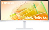 Monitor Curvo Samsung ViewFinity S6 34" S65TC VA UWQHD 100Hz FreeSync Thunderbolt 4 KVM Blanco