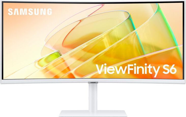 Monitor Curvo Samsung ViewFinity S6 34" S65TC VA UWQHD 100Hz FreeSync Thunderbolt 4 KVM Blanco image number 0
